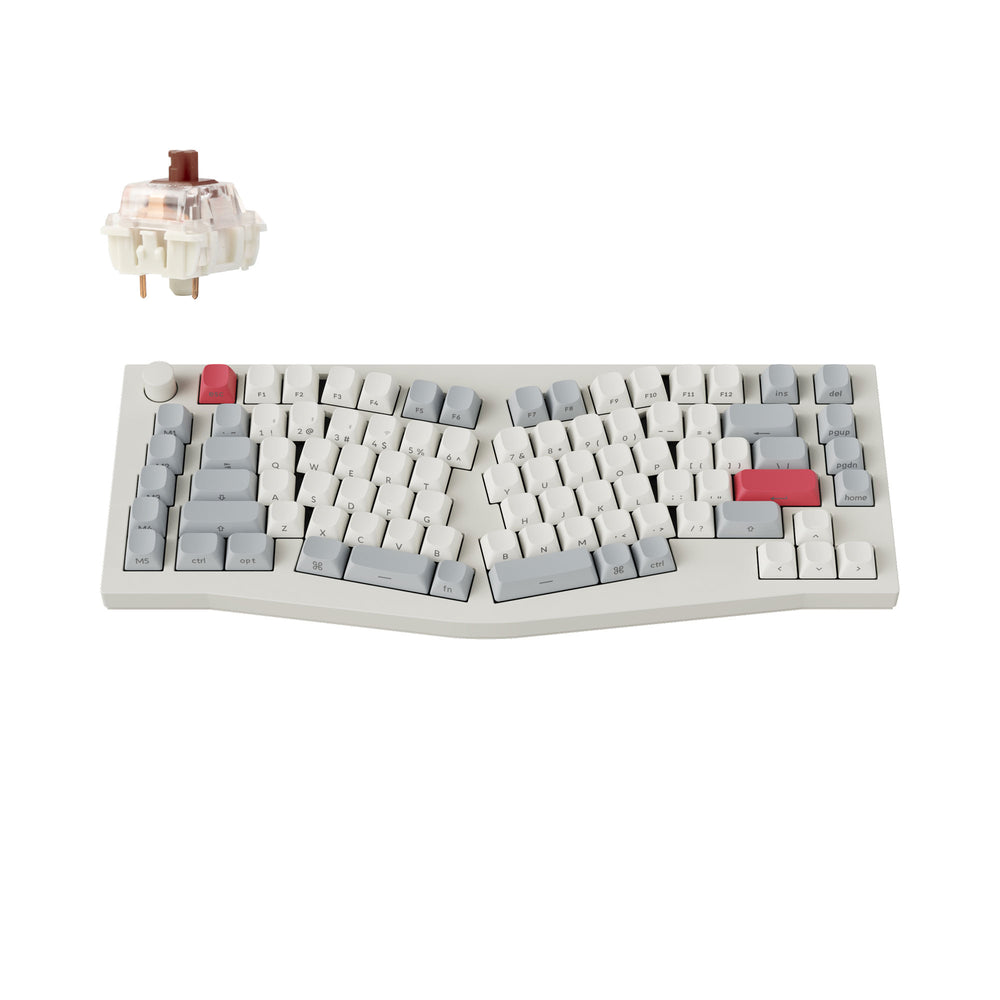Keychron Q10 Max (Alice Layout) QMK/VIA Draadloos Aangepast Mechanisch Toetsenbord (US ANSI Layout)