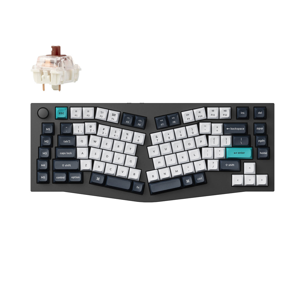 Keychron Q10 Max (Alice Layout) QMK/VIA Draadloos Aangepast Mechanisch Toetsenbord (US ANSI Layout)