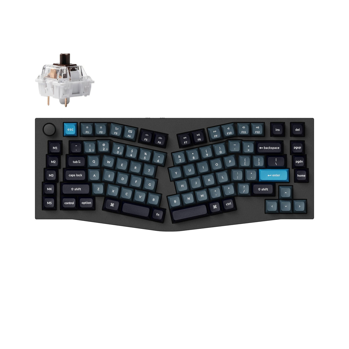 Keychron Q10 Pro (Alice Layout) QMK/VIA Draadloos, aangepast mechanisch toetsenbord