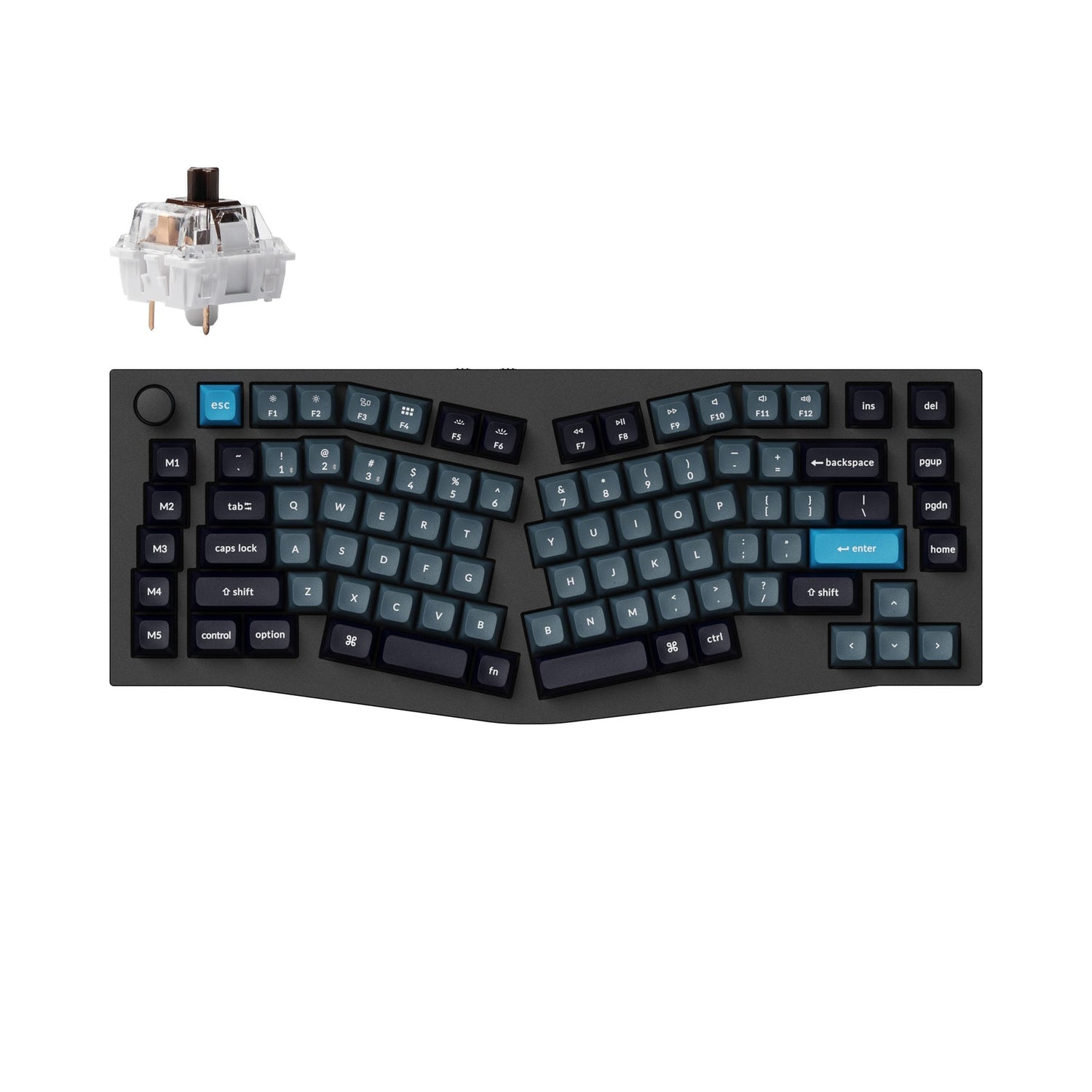 Keychron Q10 Pro (Alice Layout) QMK/VIA Draadloos, aangepast mechanisch toetsenbord