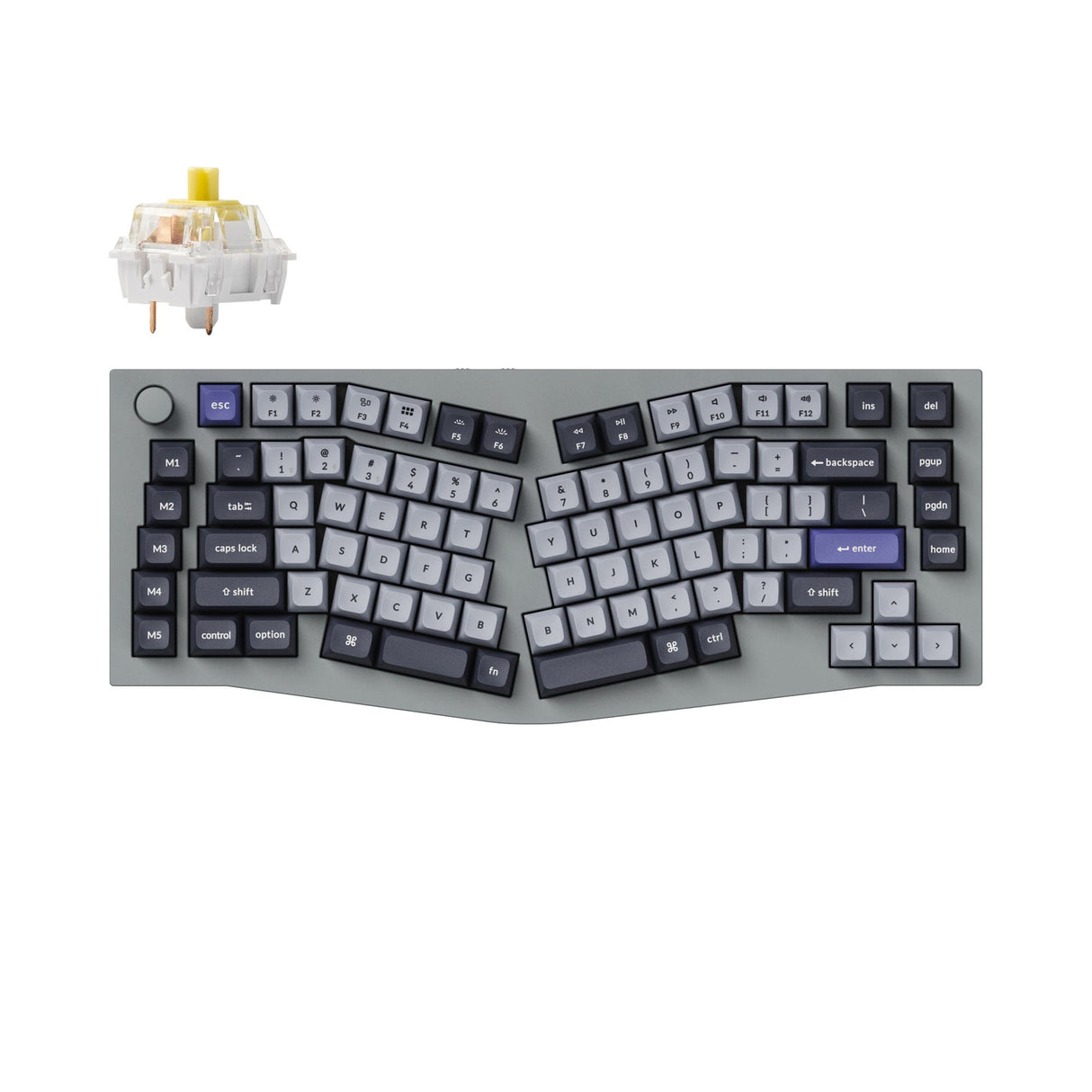 Keychron Q10 Pro (Alice Layout) QMK/VIA Draadloos, aangepast mechanisch toetsenbord