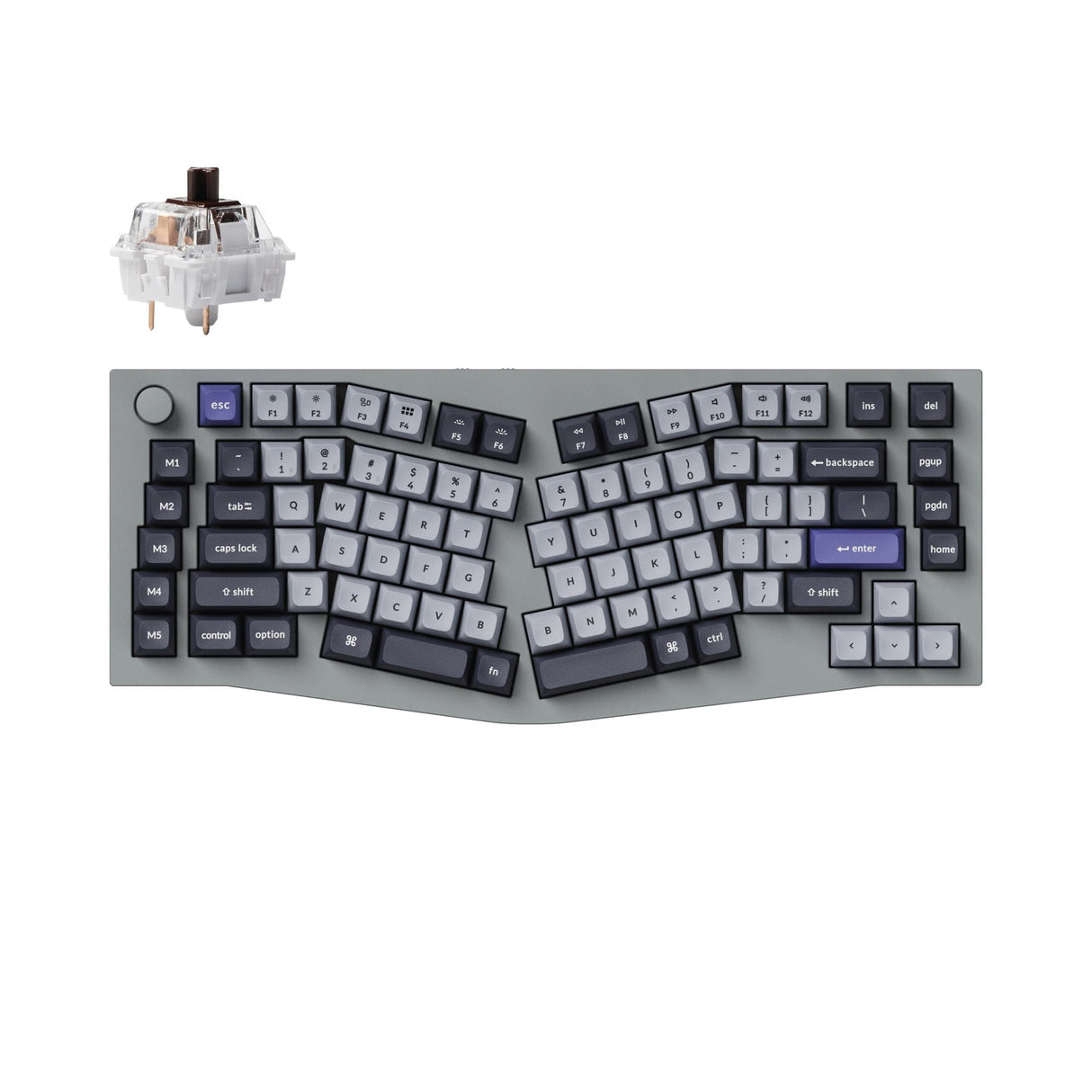 Keychron Q10 Pro (Alice Layout) QMK/VIA Draadloos, aangepast mechanisch toetsenbord