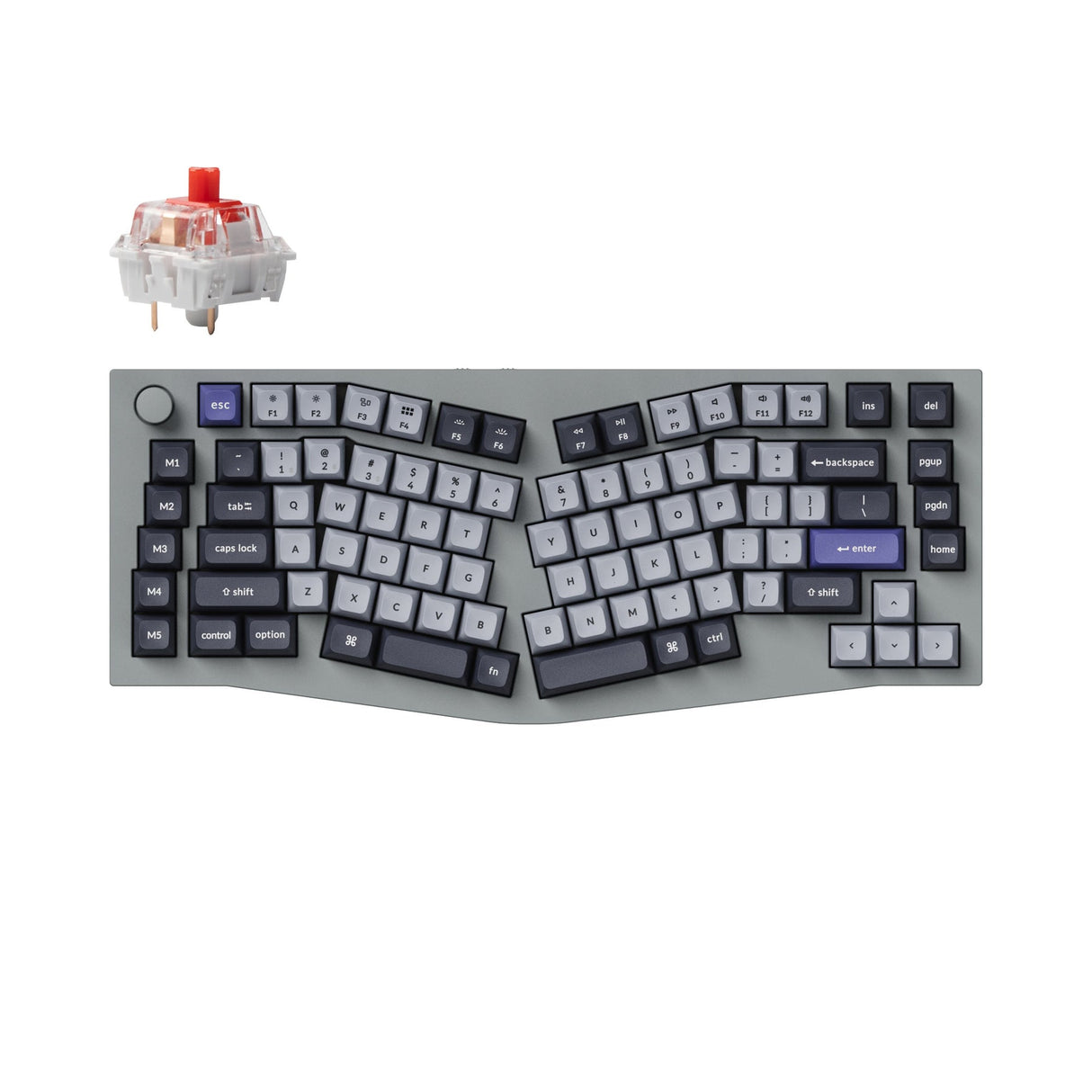Keychron Q10 Pro (Alice Layout) QMK/VIA Draadloos, aangepast mechanisch toetsenbord