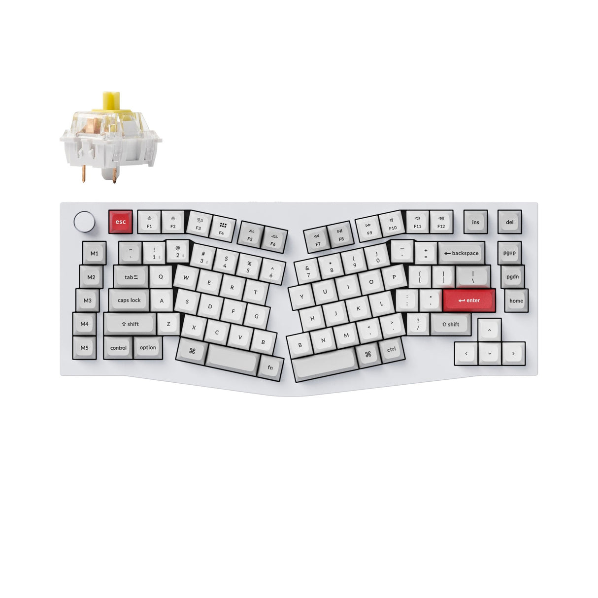 Keychron Q10 Pro (Alice Layout) QMK/VIA Draadloos, aangepast mechanisch toetsenbord