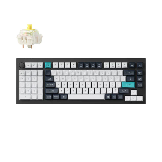 Keychron Q12 Max QMK/VIA Draadloos Aangepast Mechanisch Toetsenbord (US ANSI-indeling)