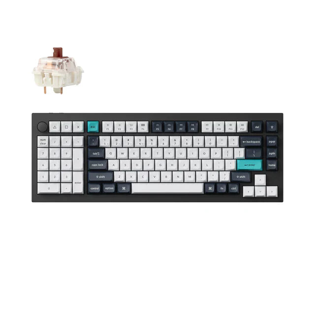 Keychron Q12 Max QMK/VIA Draadloos Aangepast Mechanisch Toetsenbord (US ANSI-indeling)