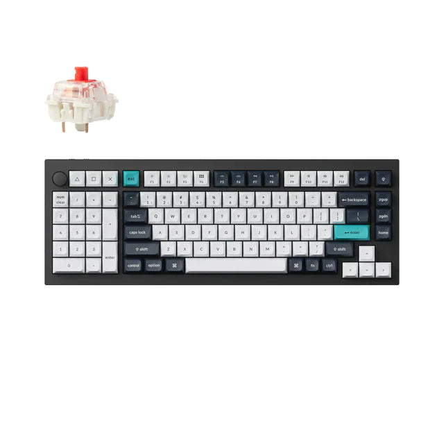 Keychron Q12 Max QMK/VIA Draadloos Aangepast Mechanisch Toetsenbord (US ANSI-indeling)