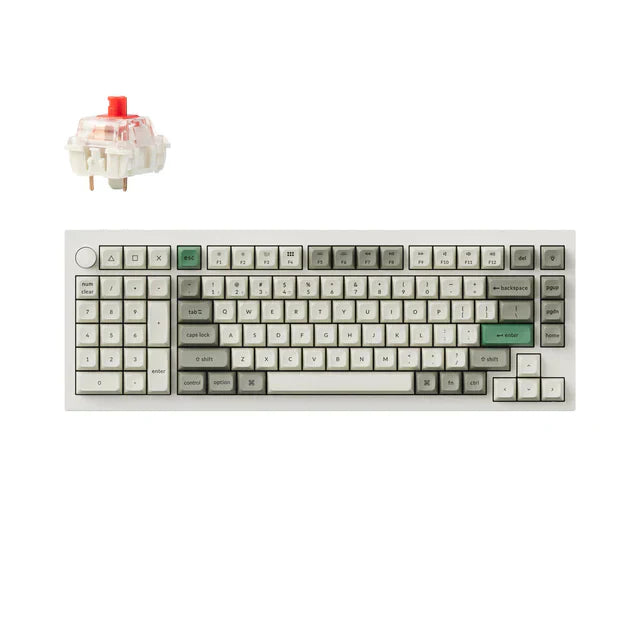 Keychron Q12 Max QMK/VIA Draadloos Aangepast Mechanisch Toetsenbord (US ANSI-indeling)