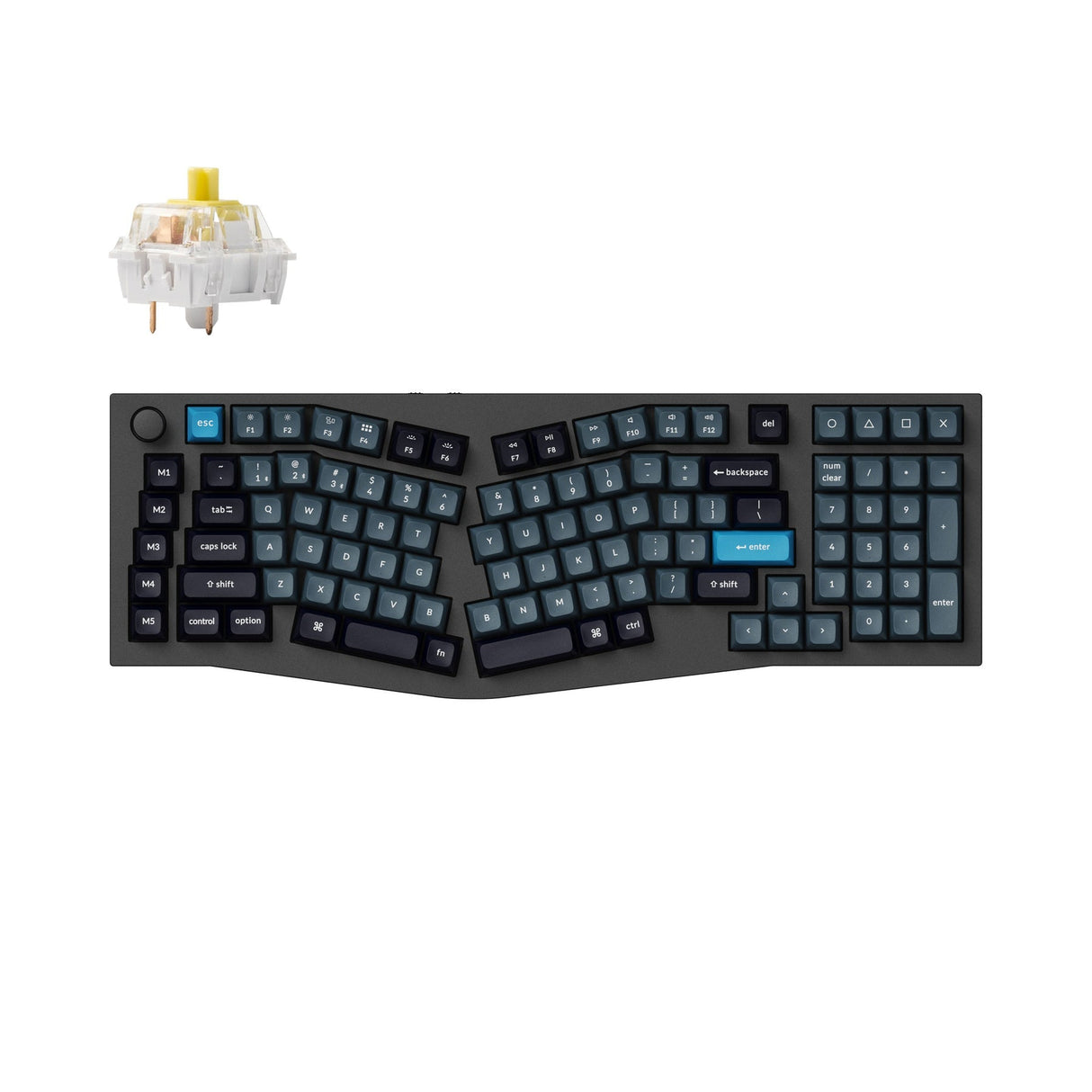 Keychron Q13 Pro (Alice Layout) QMK/VIA Draadloos, aangepast mechanisch toetsenbord