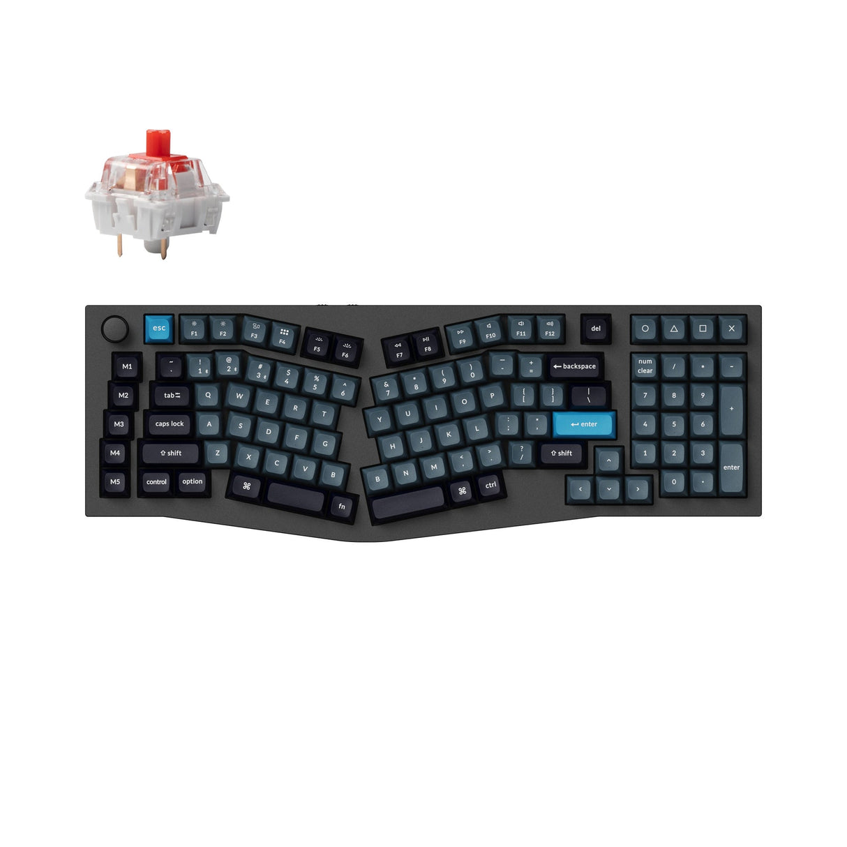 Keychron Q13 Pro (Alice Layout) QMK/VIA Draadloos, aangepast mechanisch toetsenbord