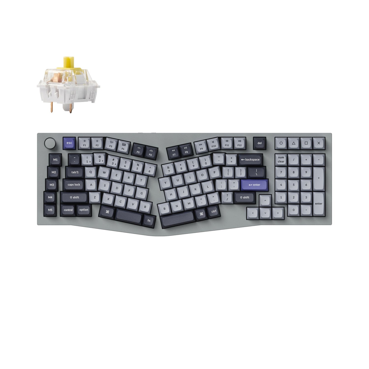 Keychron Q13 Pro (Alice Layout) QMK/VIA Draadloos, aangepast mechanisch toetsenbord