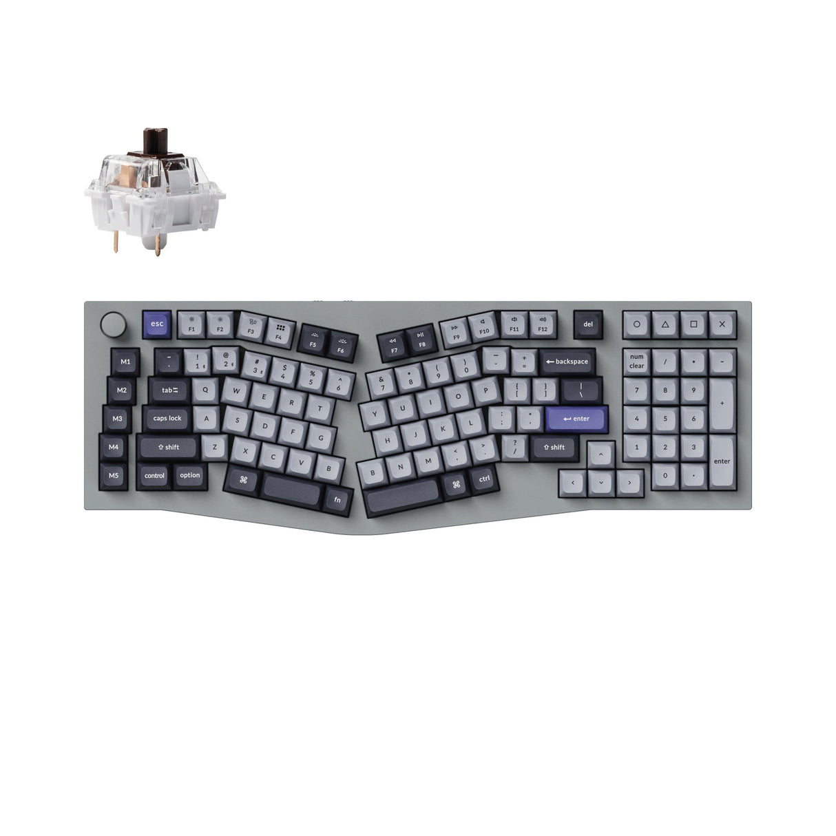 Keychron Q13 Pro (Alice Layout) QMK/VIA Draadloos, aangepast mechanisch toetsenbord