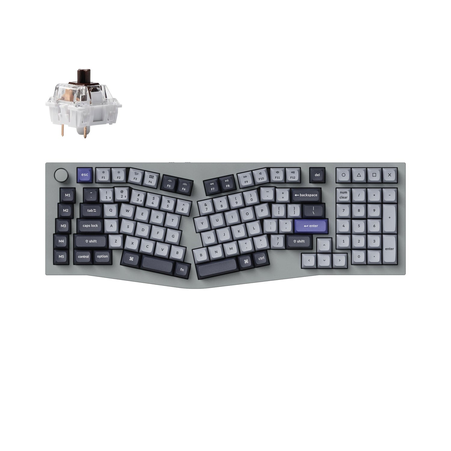 Keychron Q13 Pro (Alice Layout) QMK/VIA Draadloos, aangepast mechanisch toetsenbord