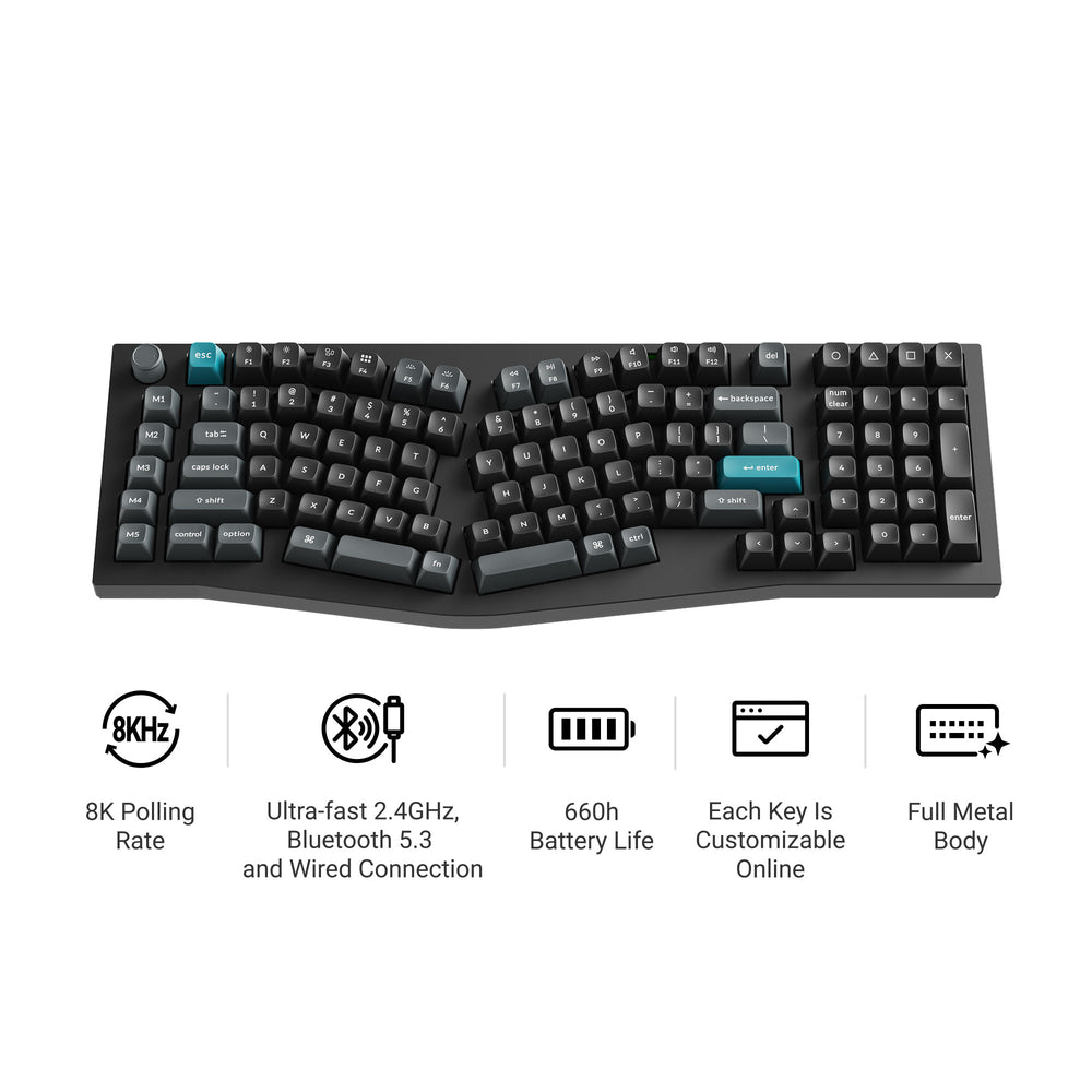 Keychron Q13 Ultra 8K Wireless Custom Mechanical Keyboard(US ANSI Layout)