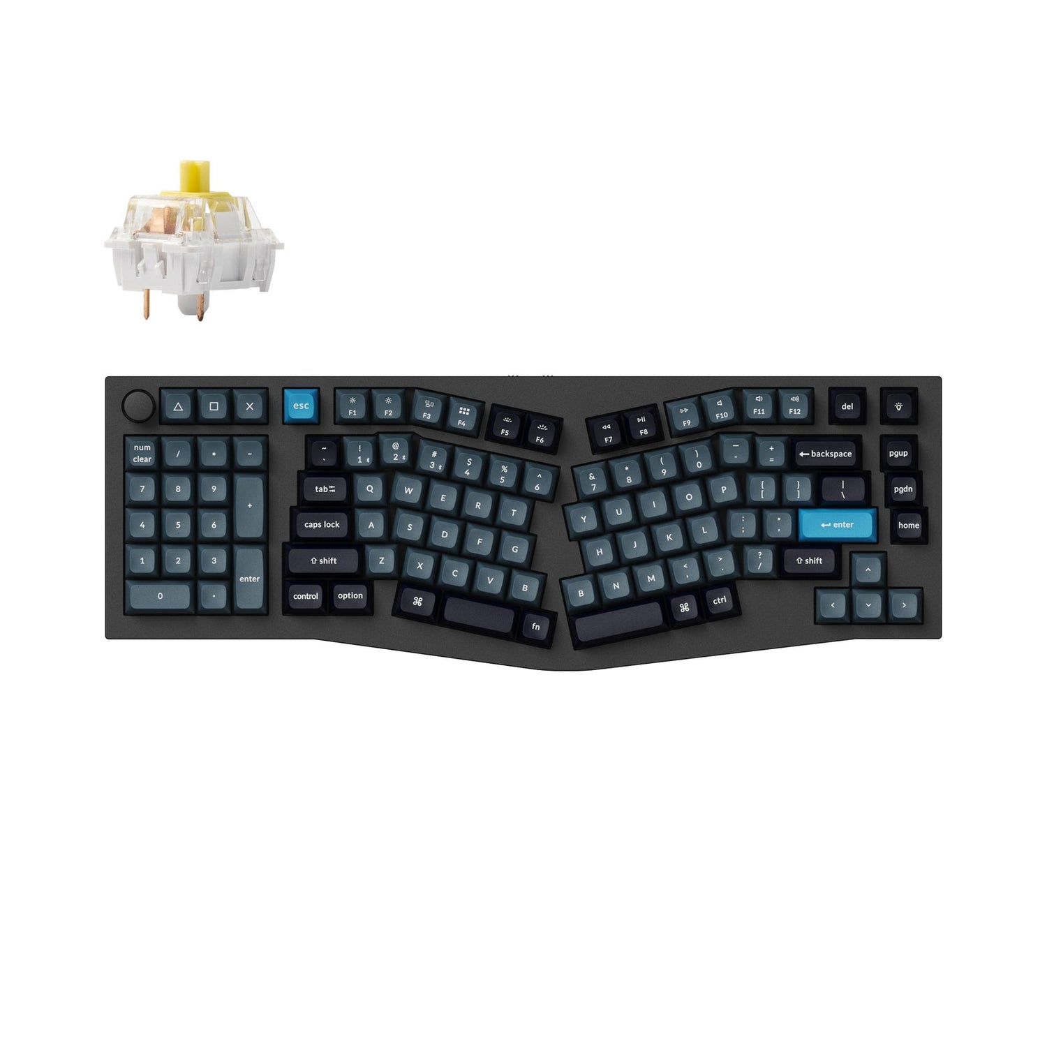Keychron Q14 Pro (Alice Layout) QMK/VIA Draadloos, aangepast mechanisch toetsenbord