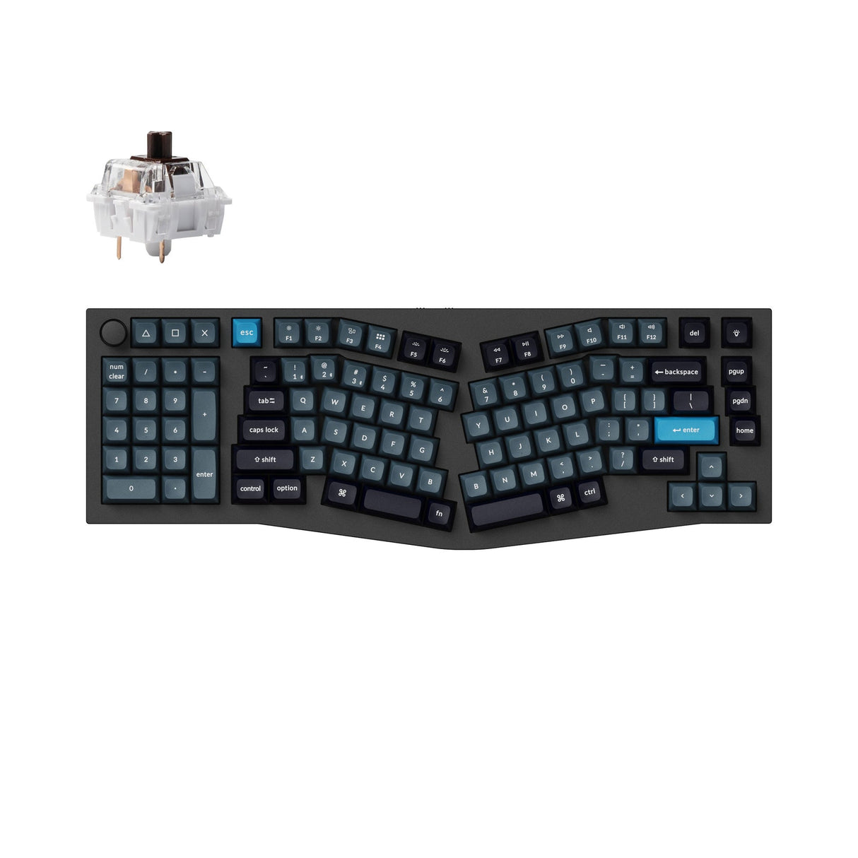 Keychron Q14 Pro (Alice Layout) QMK/VIA Draadloos, aangepast mechanisch toetsenbord