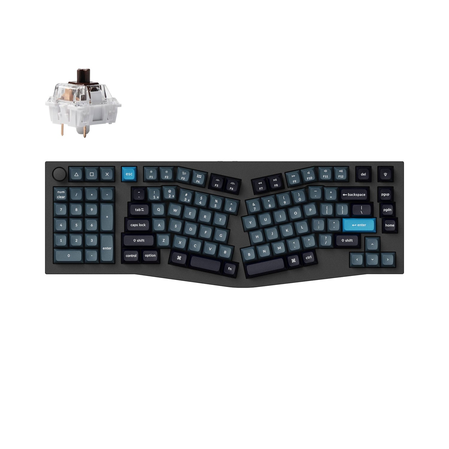 Keychron Q14 Pro (Alice Layout) QMK/VIA Draadloos, aangepast mechanisch toetsenbord