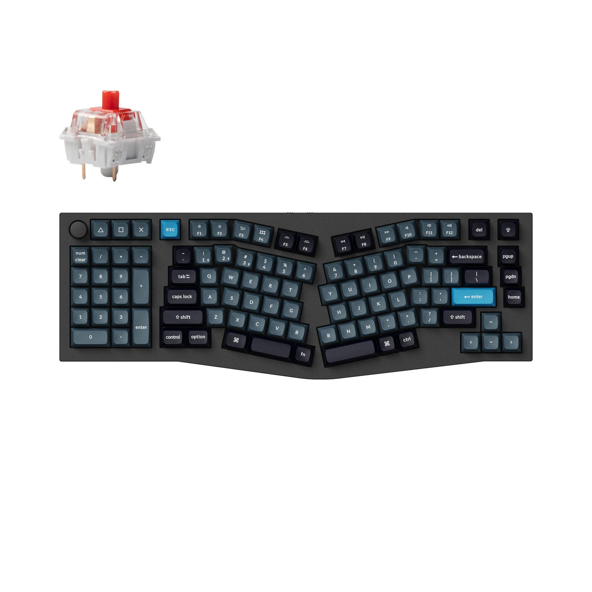 Keychron Q14 Pro (Alice Layout) QMK/VIA Draadloos, aangepast mechanisch toetsenbord