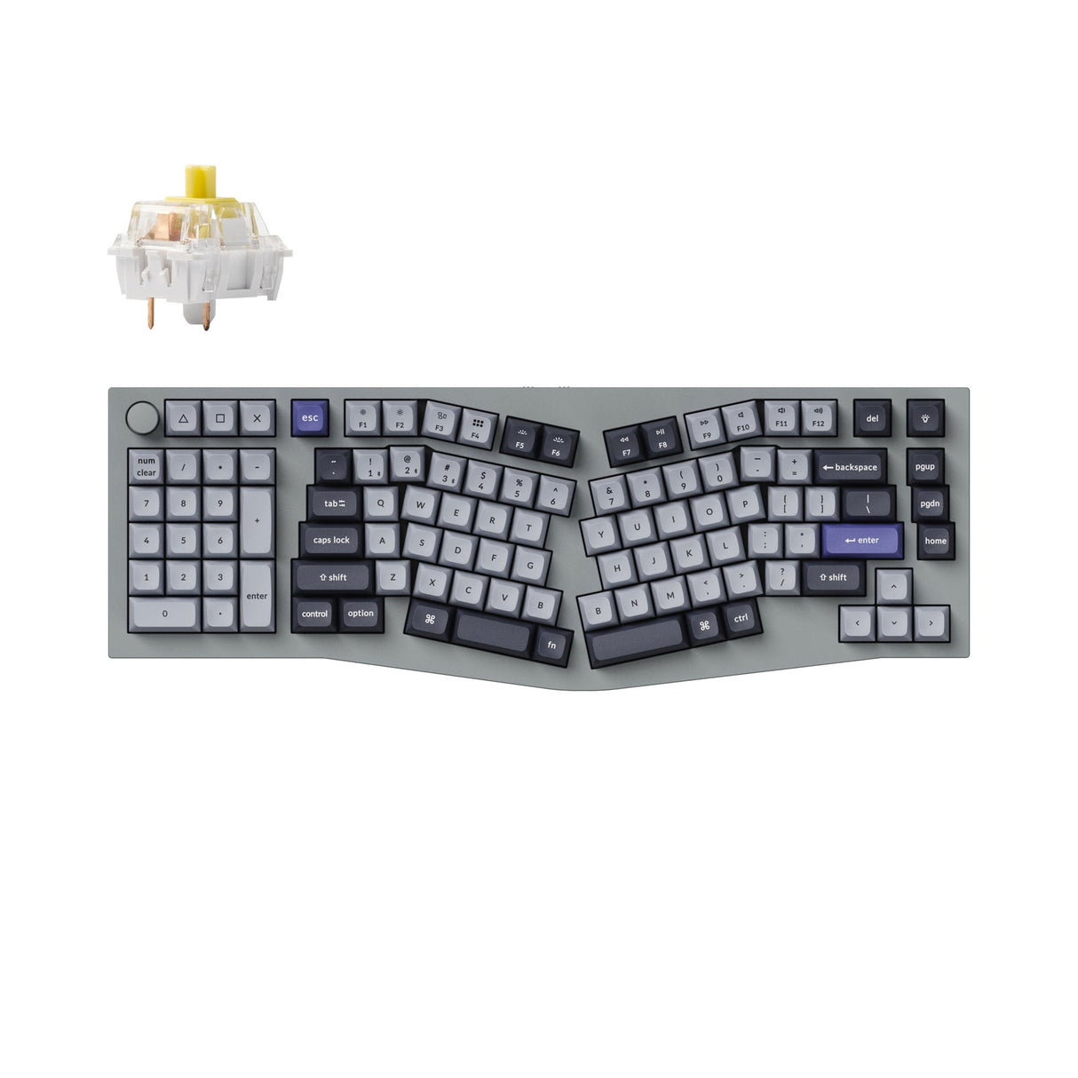 Keychron Q14 Pro (Alice Layout) QMK/VIA Draadloos, aangepast mechanisch toetsenbord