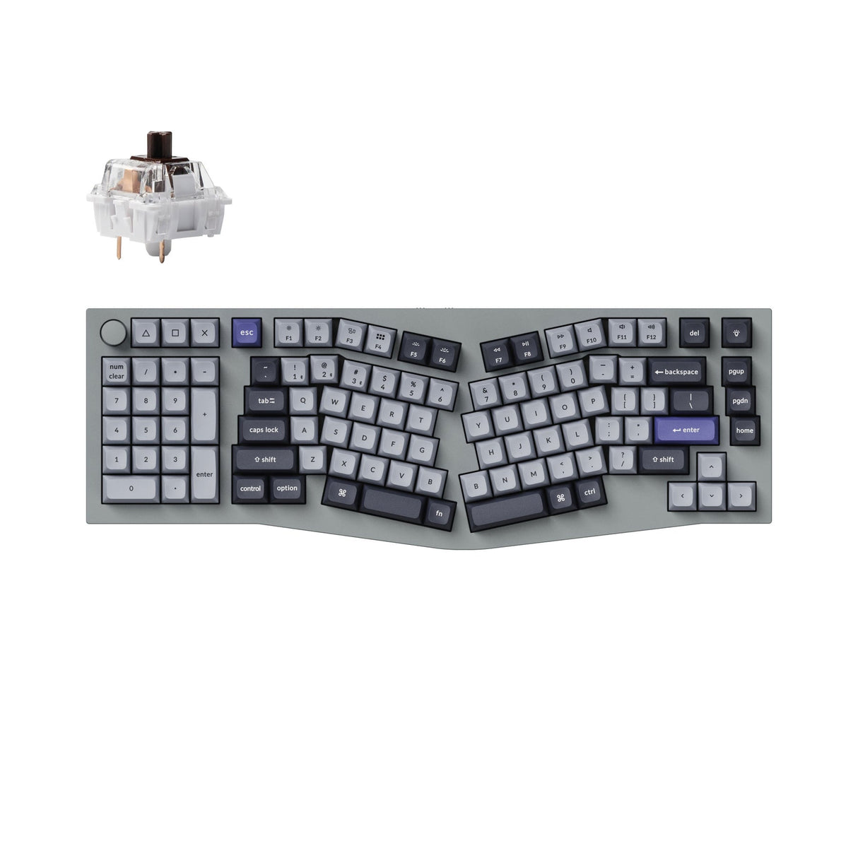 Keychron Q14 Pro (Alice Layout) QMK/VIA Draadloos, aangepast mechanisch toetsenbord