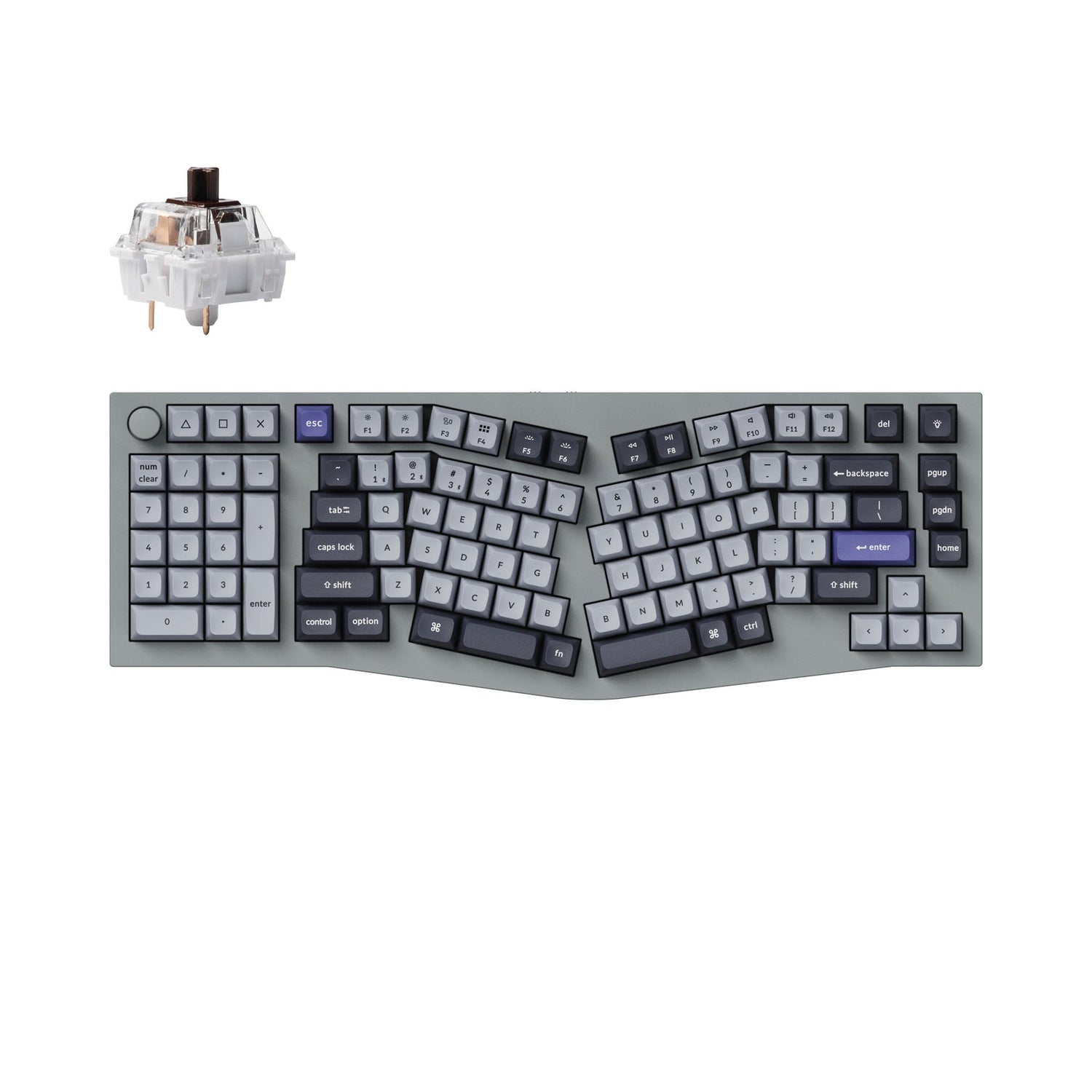 Keychron Q14 Pro (Alice Layout) QMK/VIA Draadloos, aangepast mechanisch toetsenbord