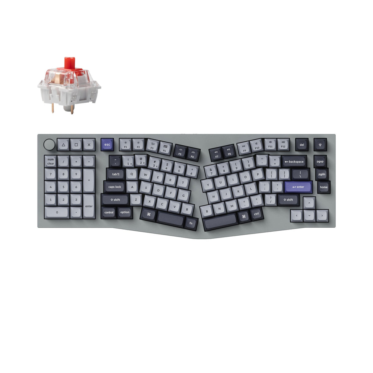 Keychron Q14 Pro (Alice Layout) QMK/VIA Draadloos, aangepast mechanisch toetsenbord