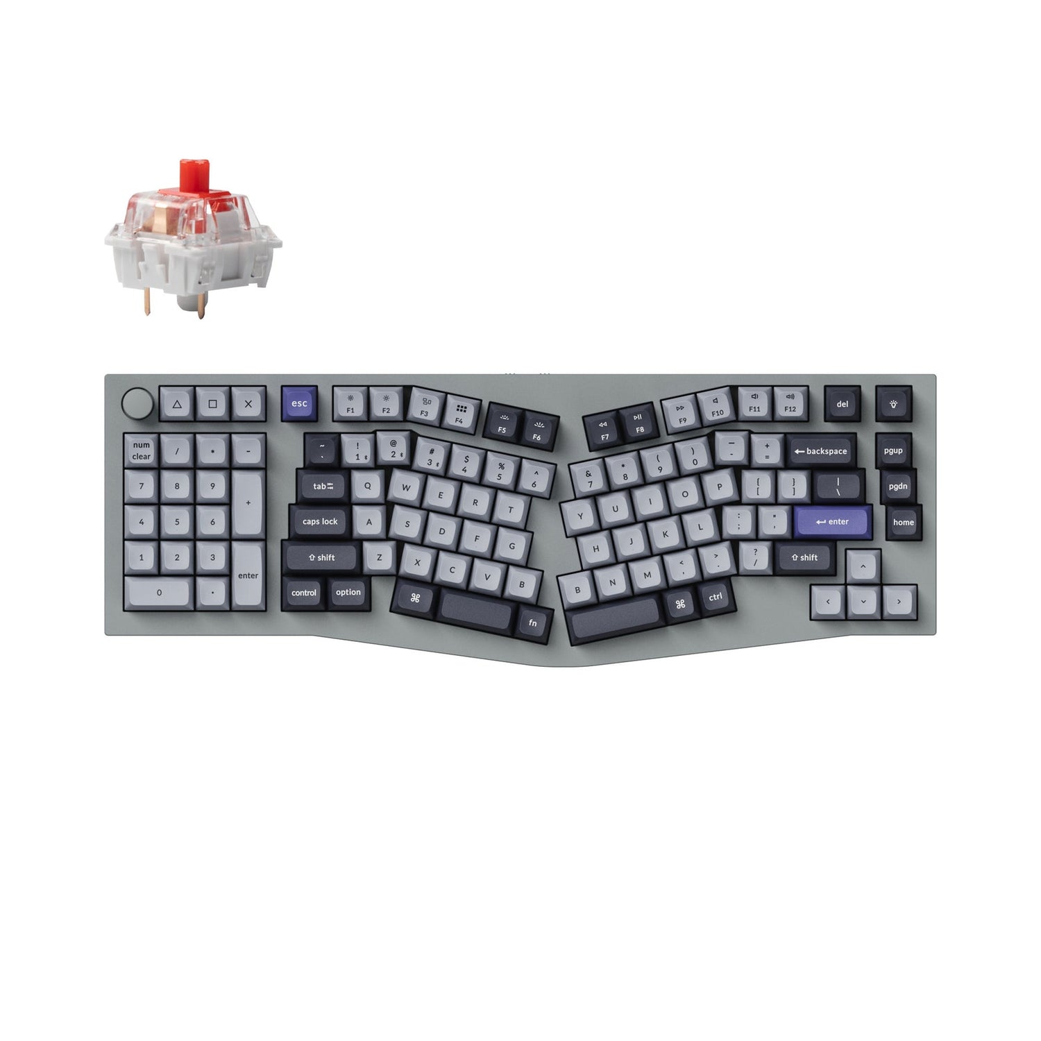 Keychron Q14 Pro (Alice Layout) QMK/VIA Draadloos, aangepast mechanisch toetsenbord