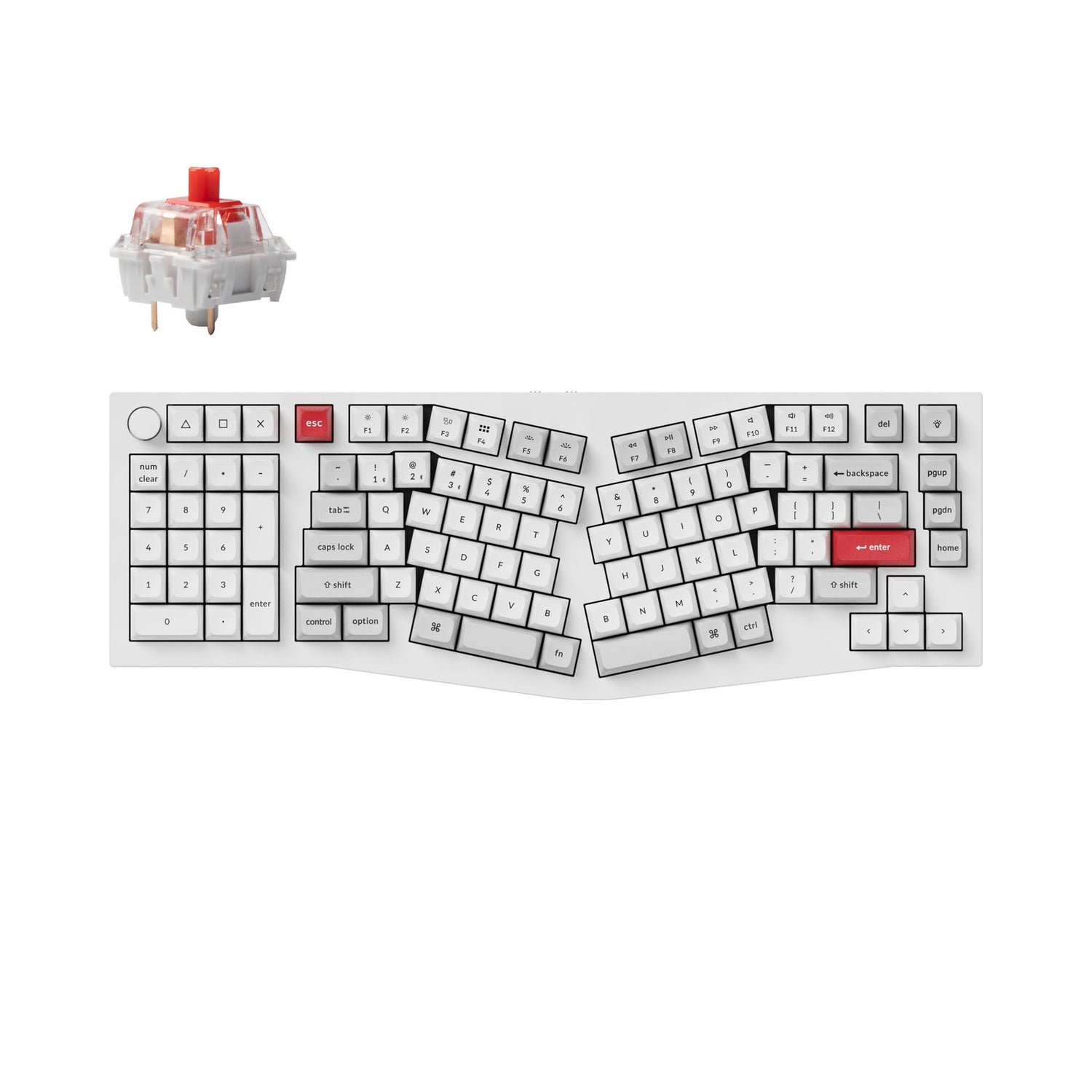 Keychron Q14 Pro (Alice Layout) QMK/VIA Draadloos, aangepast mechanisch toetsenbord
