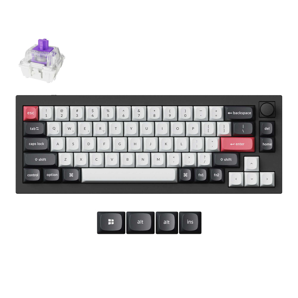 Keychron Q2 HE QMK Draadloos Aangepast Toetsenbord (US ANSI-indeling)