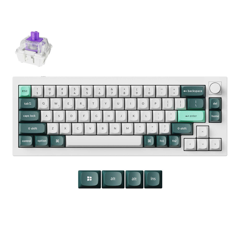 Keychron Q2 HE QMK Draadloos Aangepast Toetsenbord (US ANSI-indeling)
