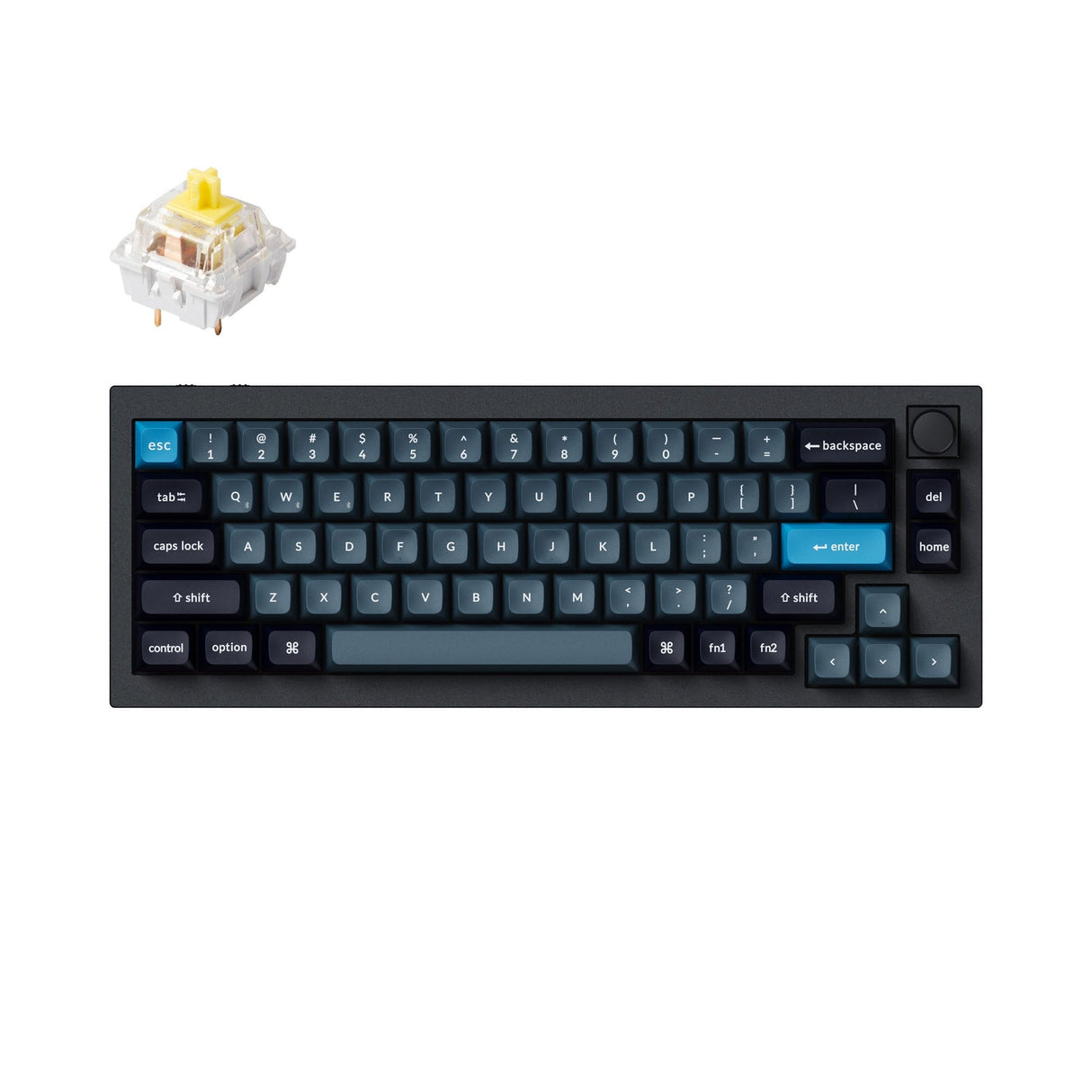 Keychron Q2 Pro QMK/VIA Draadloos Aangepast Mechanisch Toetsenbord (US ANSI-indeling)