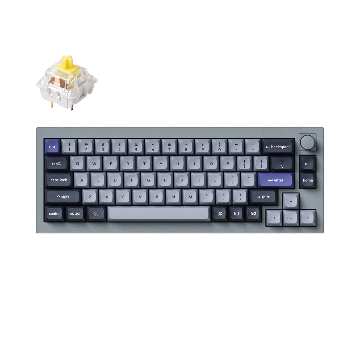 Keychron Q2 Pro QMK/VIA Draadloos Aangepast Mechanisch Toetsenbord (US ANSI-indeling)