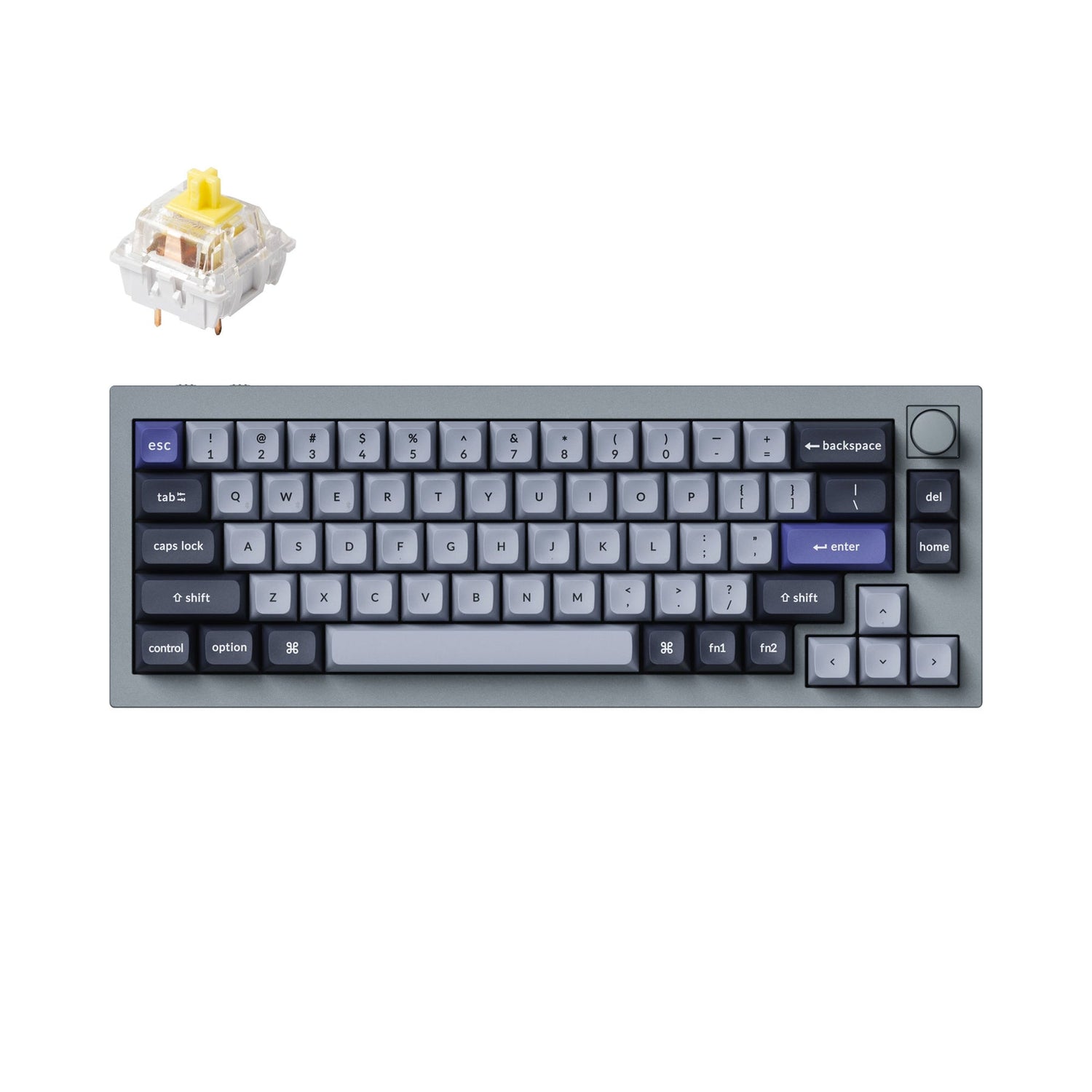 Keychron Q2 Pro QMK/VIA Draadloos Aangepast Mechanisch Toetsenbord (US ANSI-indeling)