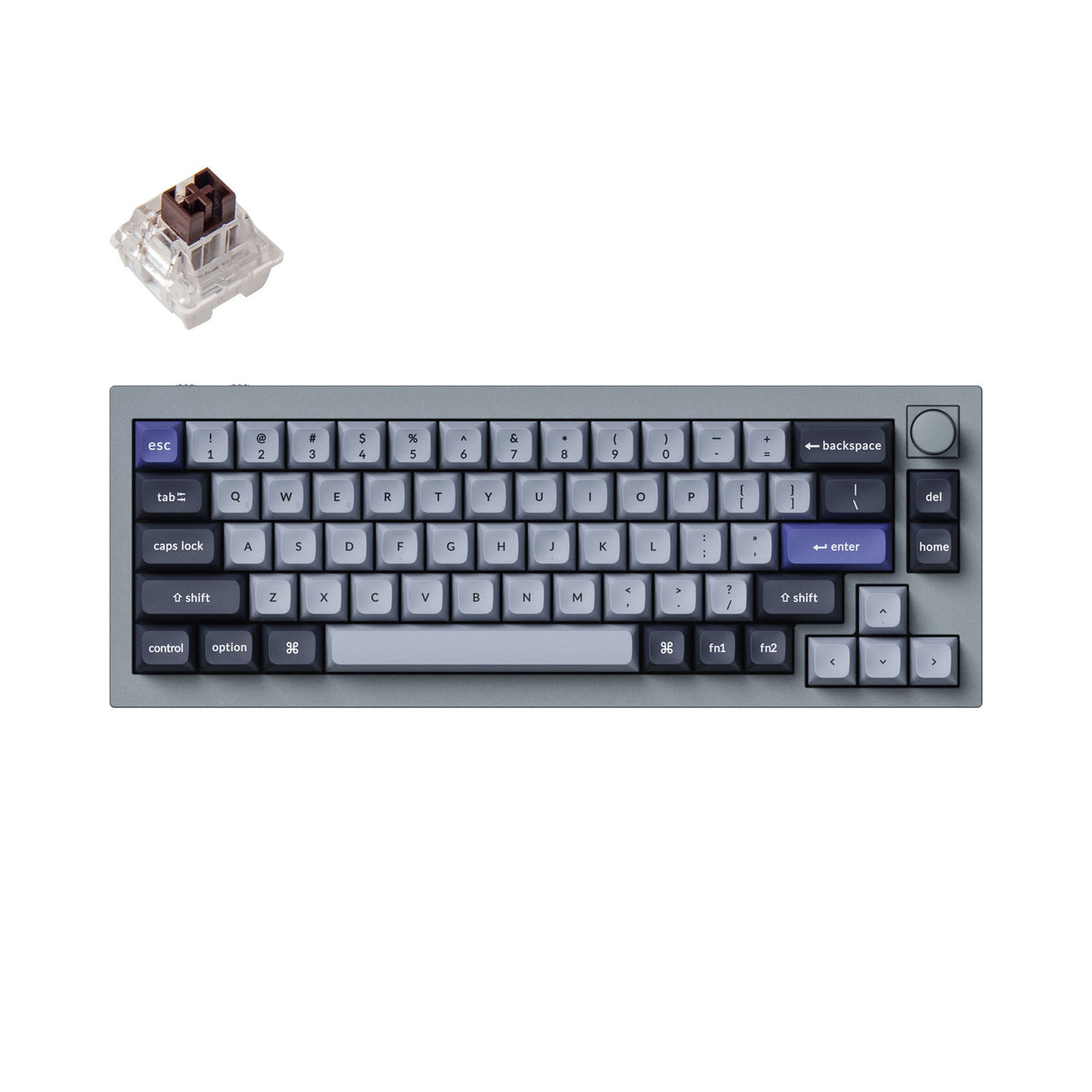 Keychron Q2 Pro QMK/VIA Draadloos Aangepast Mechanisch Toetsenbord (US ANSI-indeling)