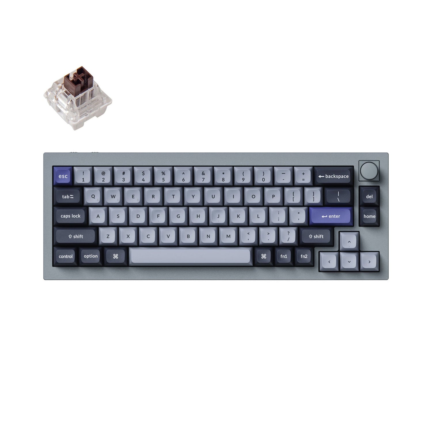 Keychron Q2 Pro QMK/VIA Draadloos Aangepast Mechanisch Toetsenbord (US ANSI-indeling)