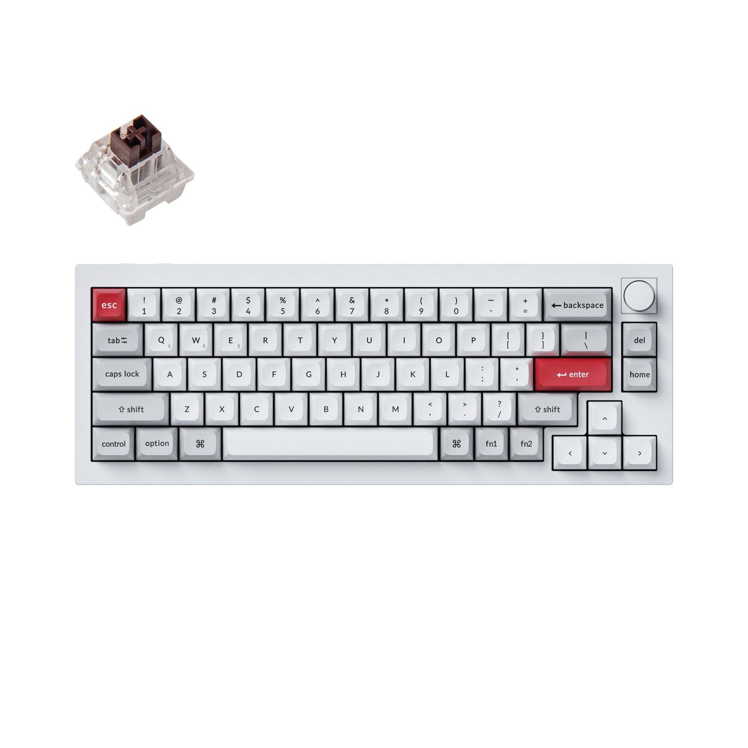 Keychron Q2 Pro QMK/VIA Draadloos Aangepast Mechanisch Toetsenbord (US ANSI-indeling)
