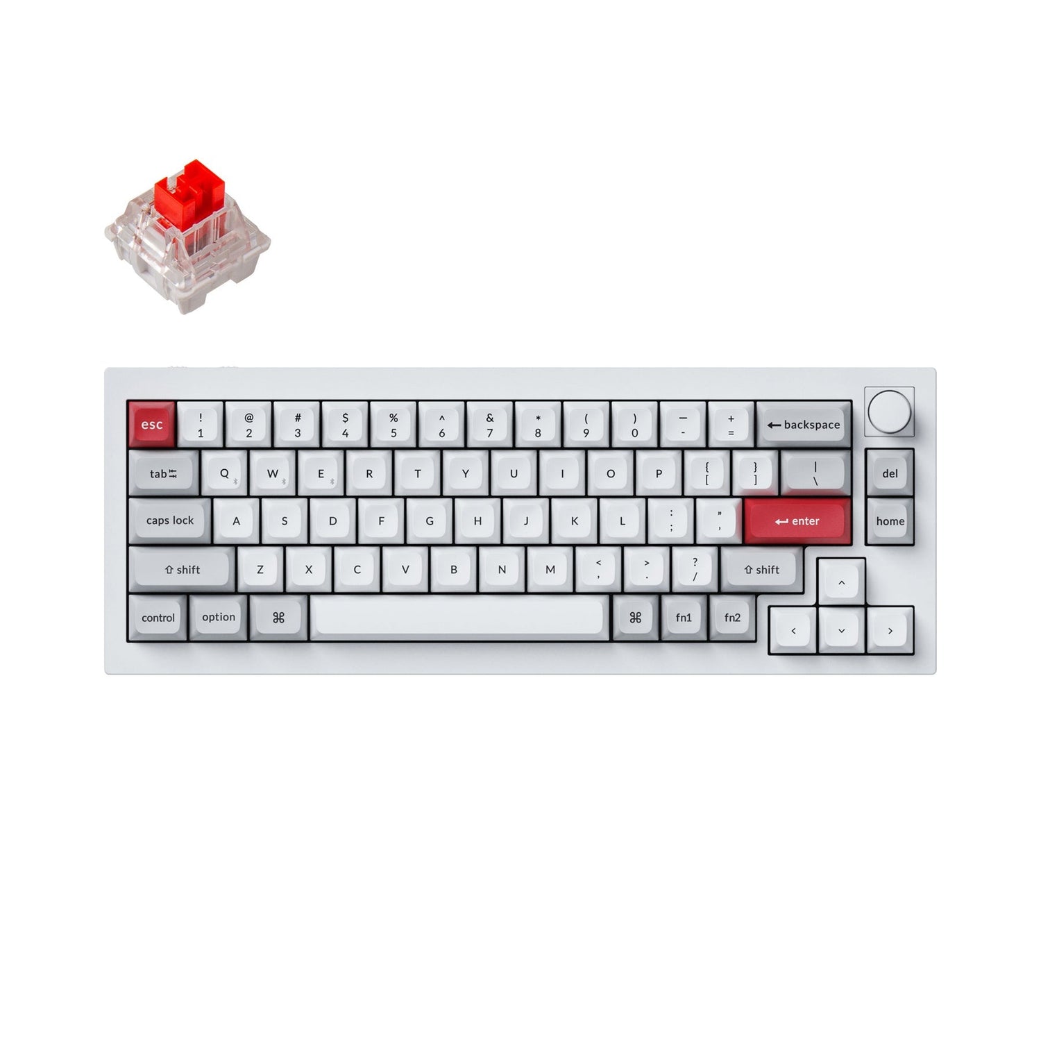 Keychron Q2 Pro QMK/VIA Draadloos Aangepast Mechanisch Toetsenbord (US ANSI-indeling)
