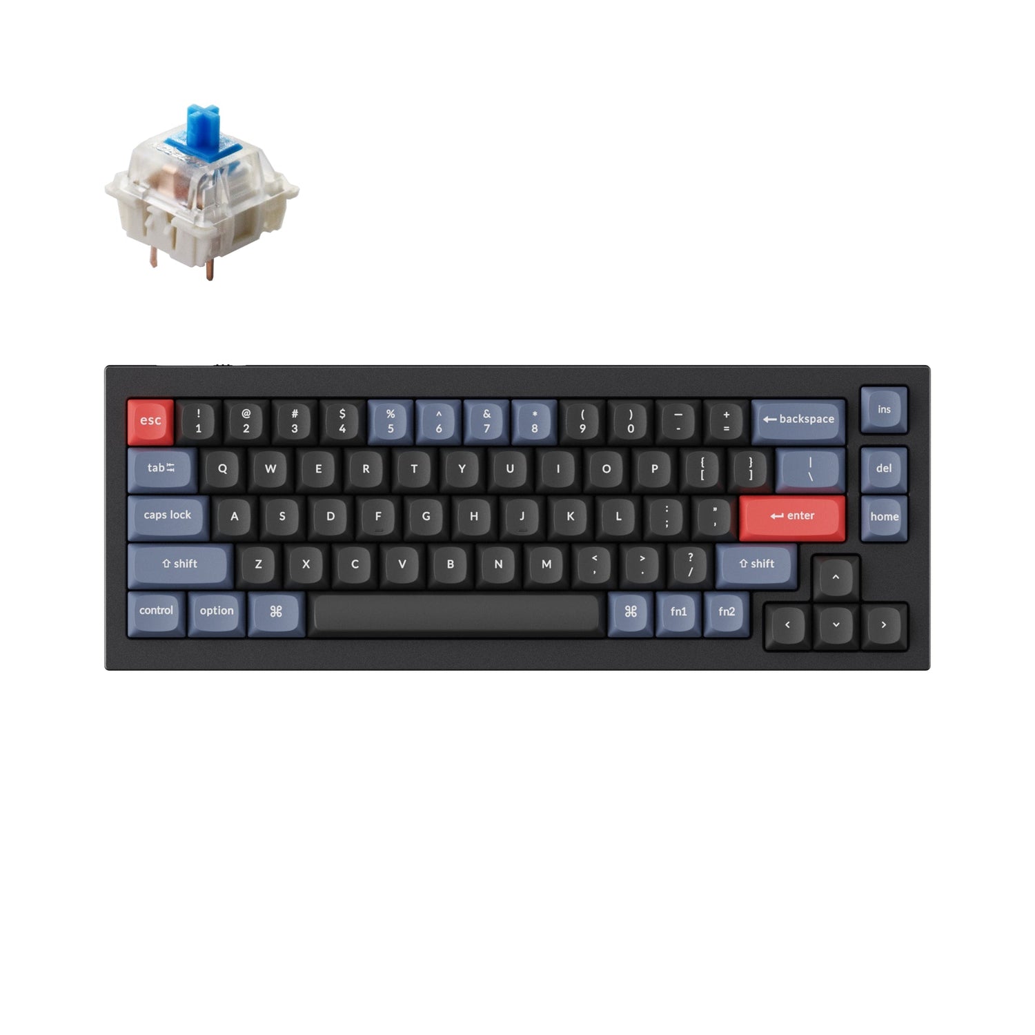 Keychron Q2 QMK aangepast mechanisch toetsenbord