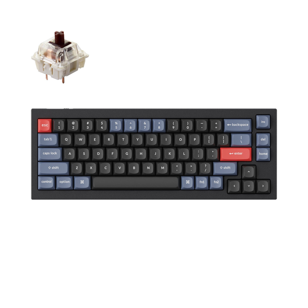 Keychron Q2 QMK aangepast mechanisch toetsenbord