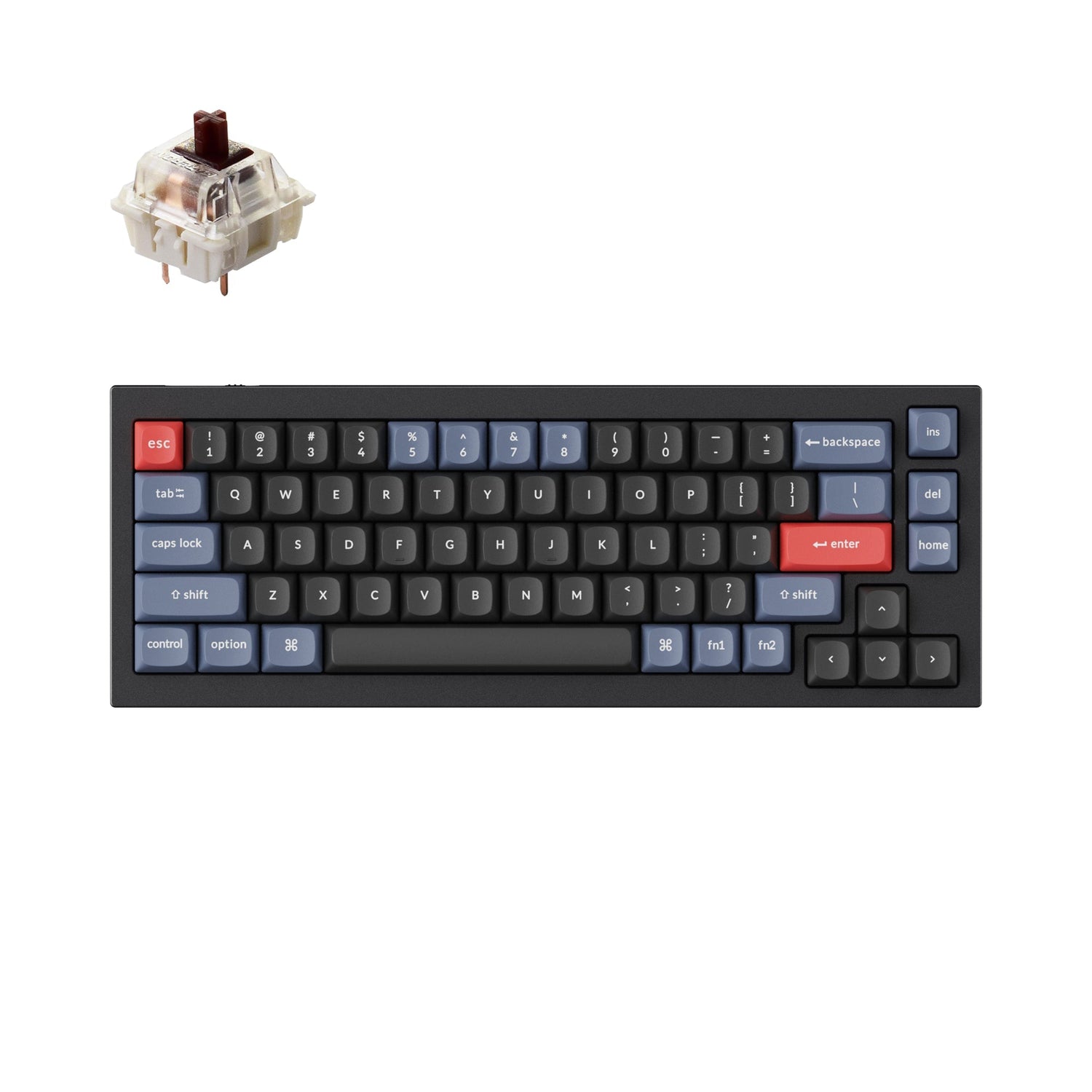 Keychron Q2 QMK aangepast mechanisch toetsenbord