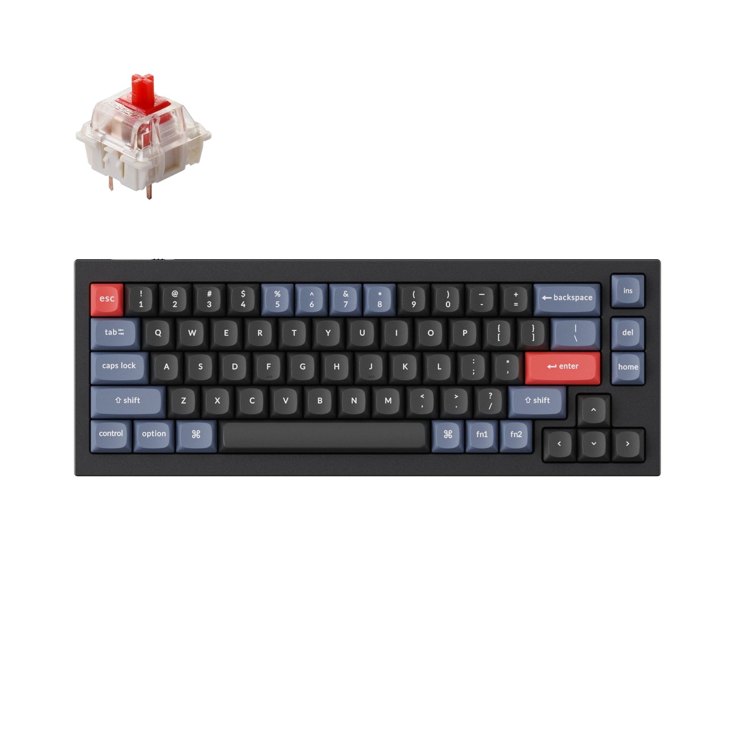 Keychron Q2 QMK aangepast mechanisch toetsenbord