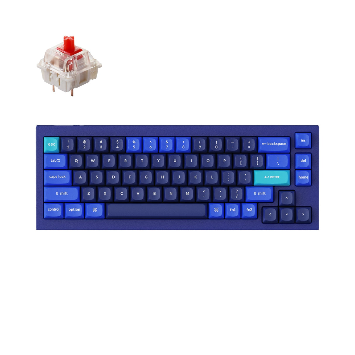 Keychron Q2 QMK aangepast mechanisch toetsenbord