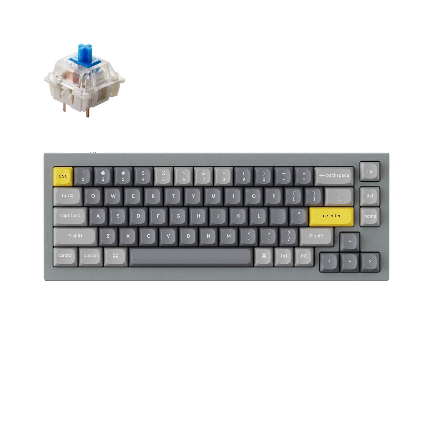 Keychron Q2 QMK aangepast mechanisch toetsenbord