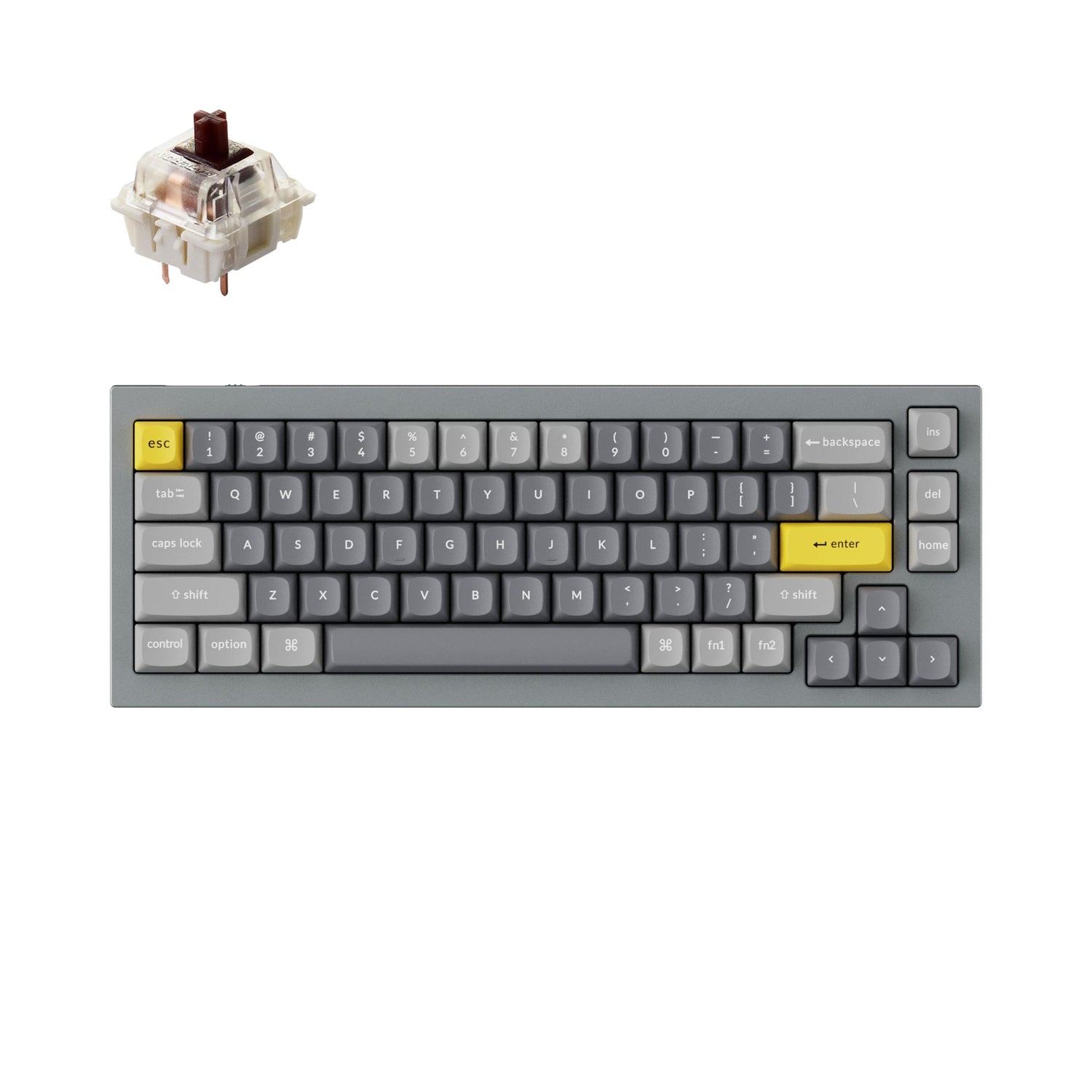 Keychron Q2 QMK aangepast mechanisch toetsenbord