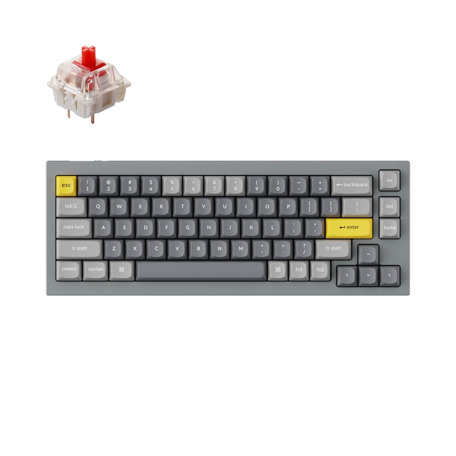 Keychron Q2 QMK aangepast mechanisch toetsenbord