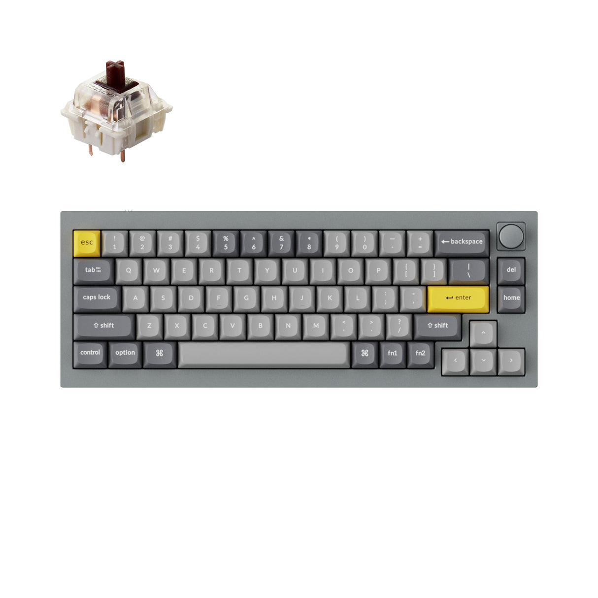 Keychron Q2 QMK aangepast mechanisch toetsenbord