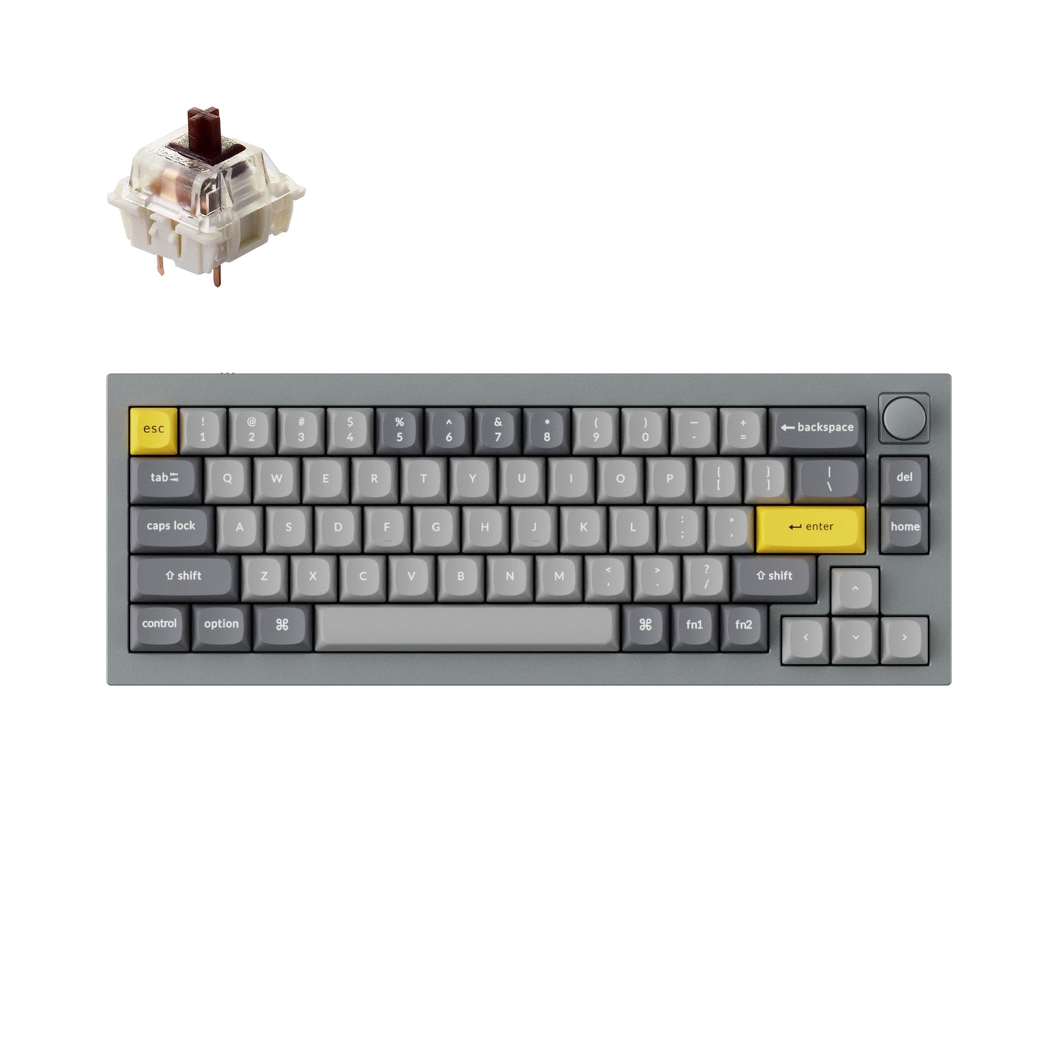 Keychron Q2 QMK aangepast mechanisch toetsenbord