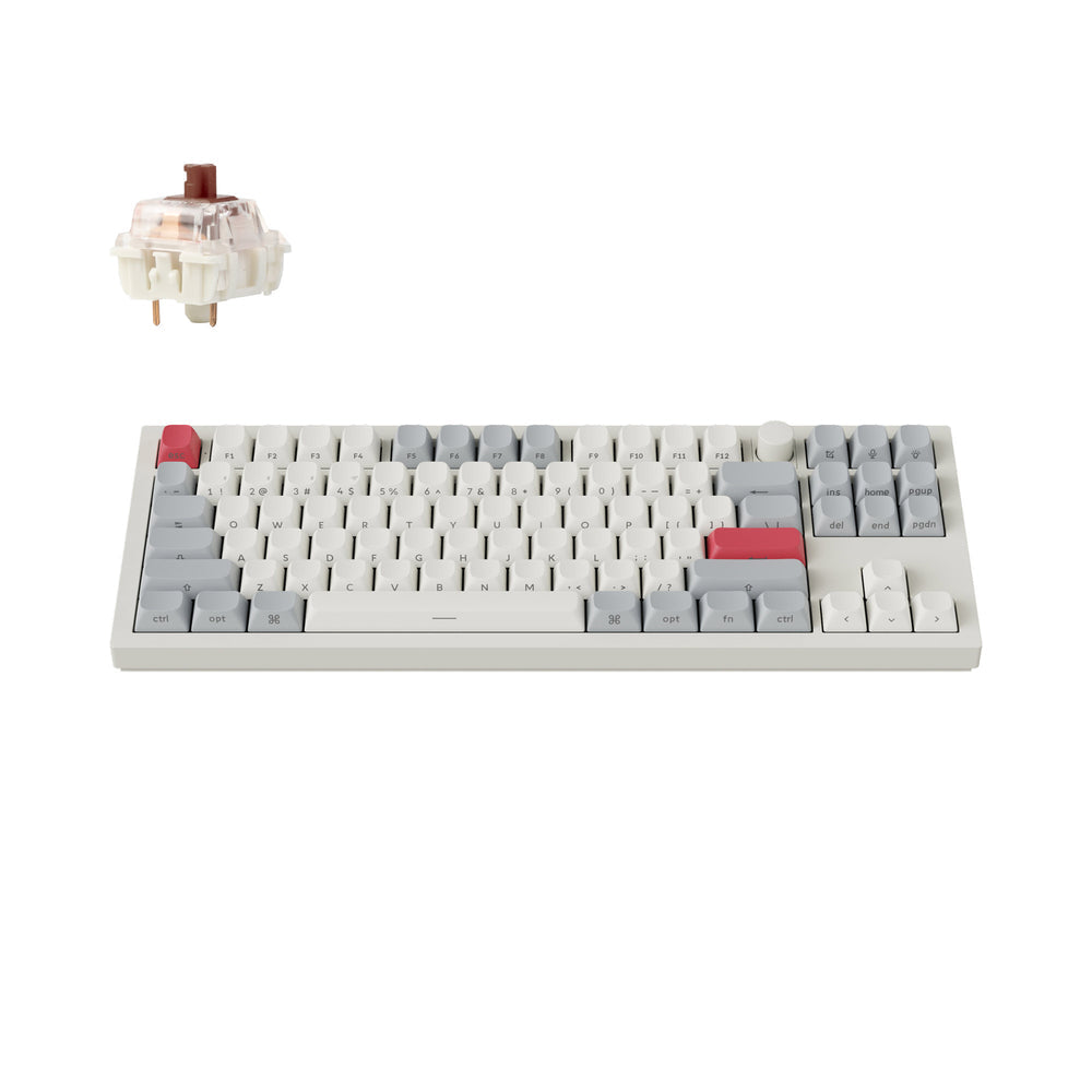Keychron Q3 Max QMK/VIA Draadloos Aangepast Mechanisch Toetsenbord (US ANSI-indeling)