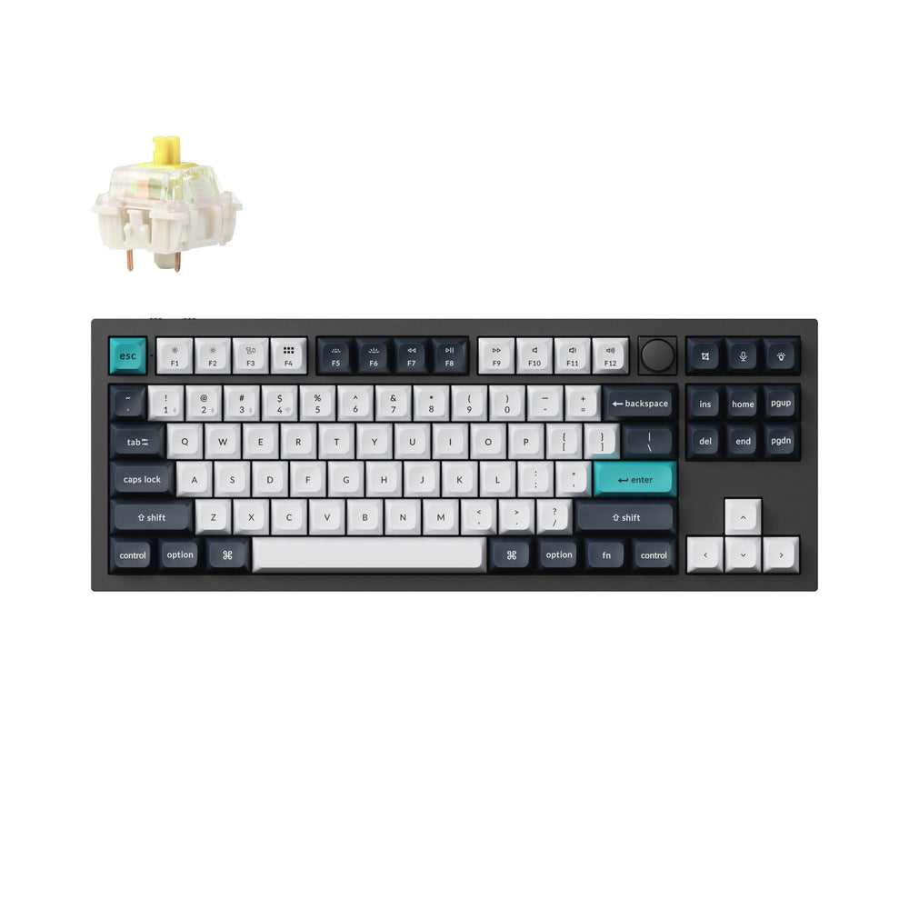 Keychron Q3 Max QMK/VIA Draadloos Aangepast Mechanisch Toetsenbord (US ANSI-indeling)