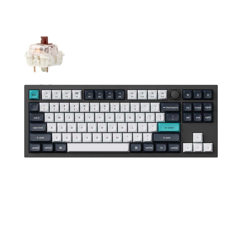 Keychron Q3 Max QMK/VIA Draadloos Aangepast Mechanisch Toetsenbord (US ANSI-indeling)